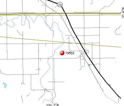Girard, TX (79518) map