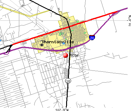 Monahans, TX (79756) map