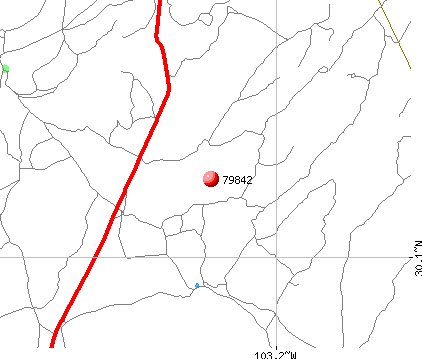 Marathon, TX (79842) map