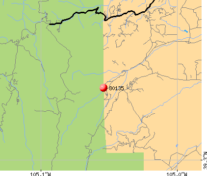 Sedalia, CO (80135) map