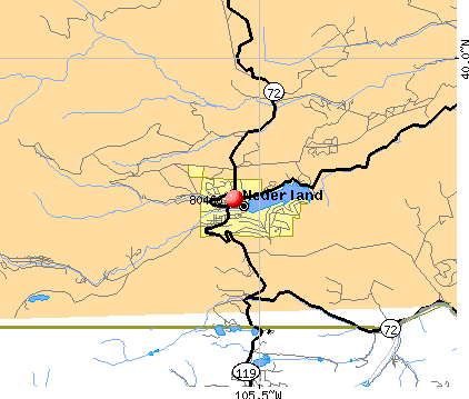 Nederland, CO (80466) map