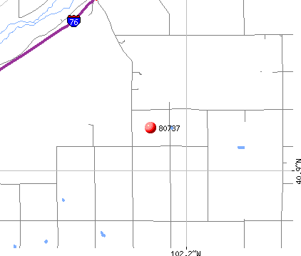 Julesburg, CO (80737) map