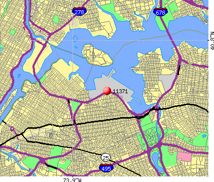 New York, NY (11371) map