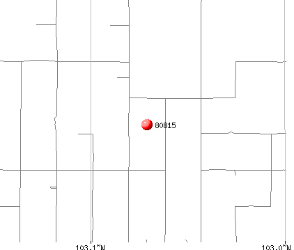 Flagler, CO (80815) map
