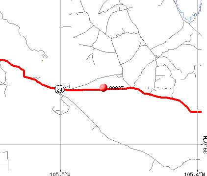 Lake George, CO (80827) map