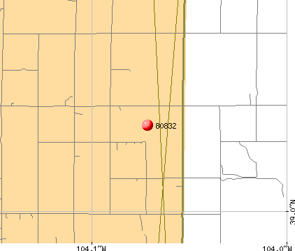 Ramah, CO (80832) map