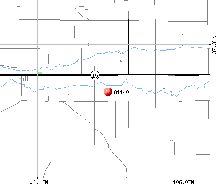 La Jara, CO (81140) map