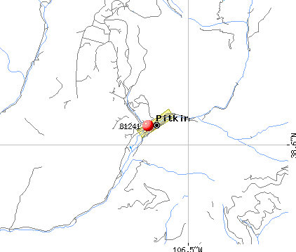 Pitkin, CO (81241) map