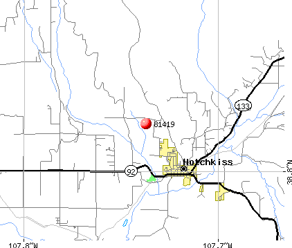 Hotchkiss, CO (81419) map