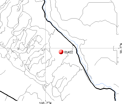 Naturita, CO (81422) map