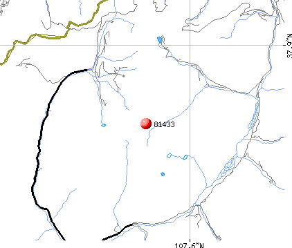 Silverton, CO (81433) map