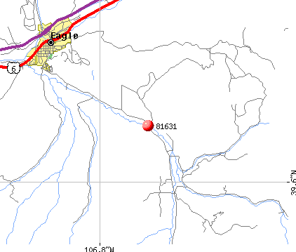 Eagle, CO (81631) map