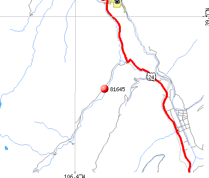Minturn, CO (81645) map