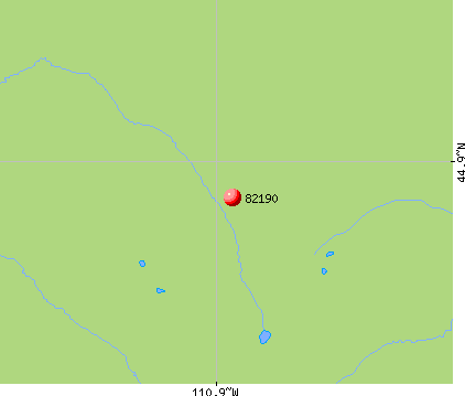 Yellowstone National Park, WY (82190) map