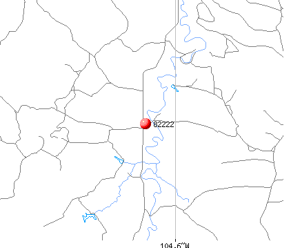 Lance Creek, WY (82222) map