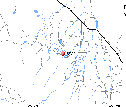 Riverside, WY (82325) map