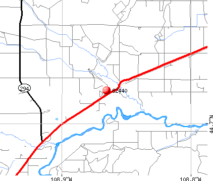 Ralston, WY (82440) map