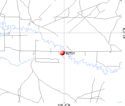 Ethete, WY (82510) map