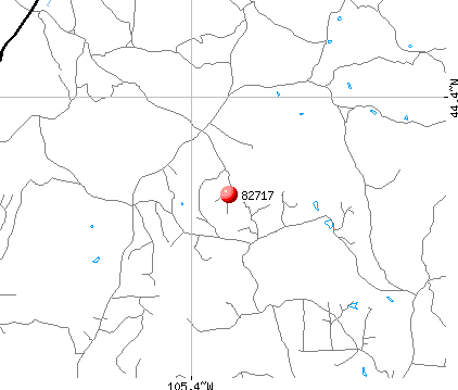 Gillette, WY (82717) map