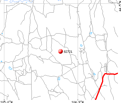 Moorcroft, WY (82721) map