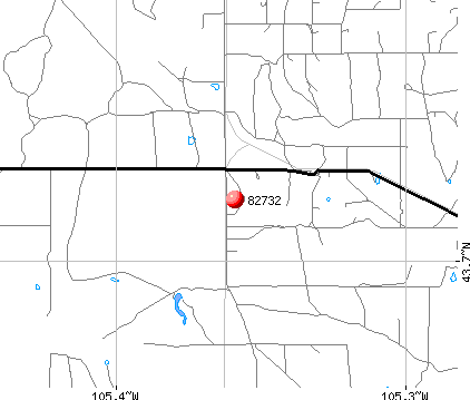 Wright, WY (82732) map