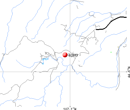 Big Horn, WY (82833) map