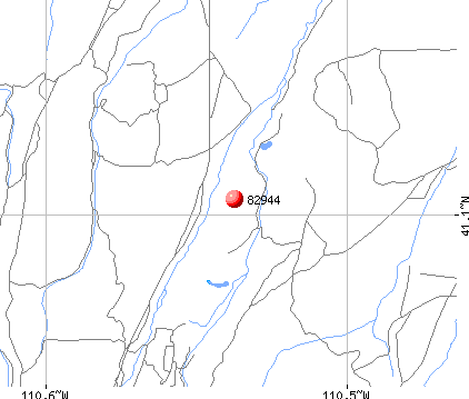 Robertson, WY (82944) map