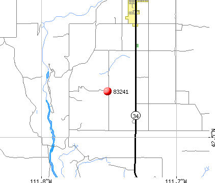 Grace, ID (83241) map