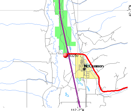 McCammon, ID (83250) map