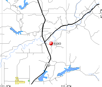 Preston, ID (83263) map