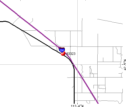 Declo, ID (83323) map