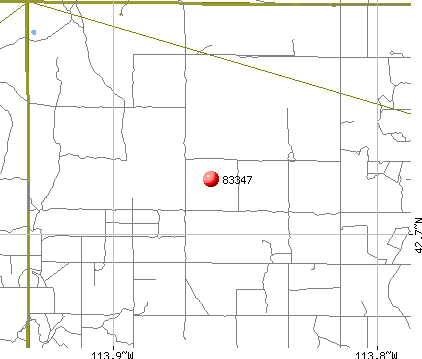 Paul, ID (83347) map