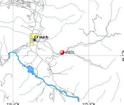 Garden Valley, ID (83622) map