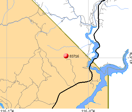 Boise, ID (83716) map