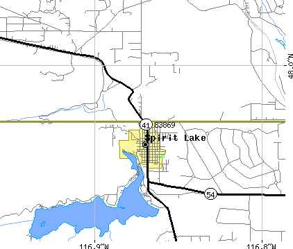 Spirit lake idaho zip code