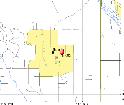 Neola, UT (84053) map