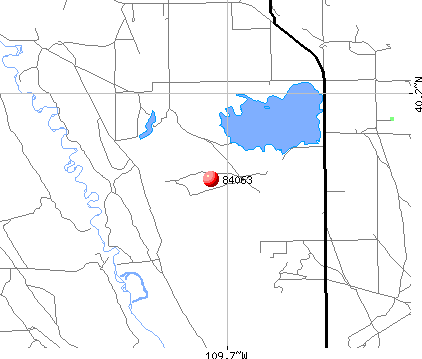 Randlett, UT (84063) map