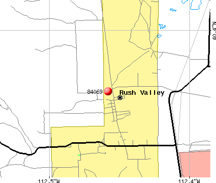 Rush Valley, UT (84069) map