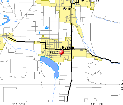Hyrum, UT (84319) map