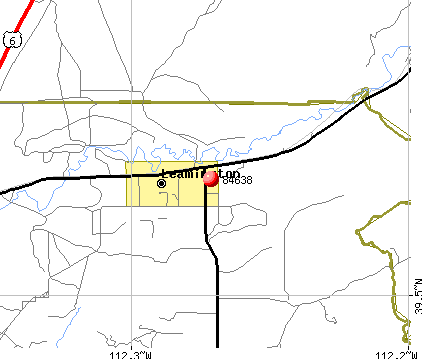 Leamington, UT (84638) map