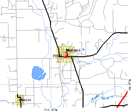 Moroni, UT (84646) map