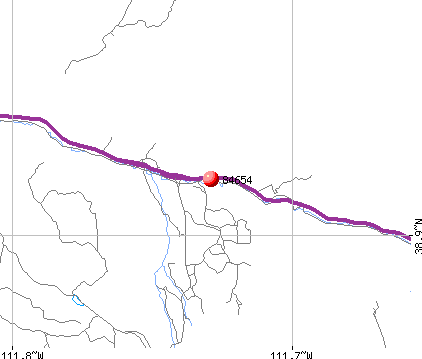 Salina, UT (84654) map