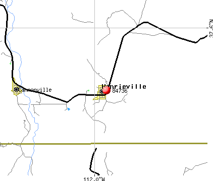 Henrieville, UT (84736) map
