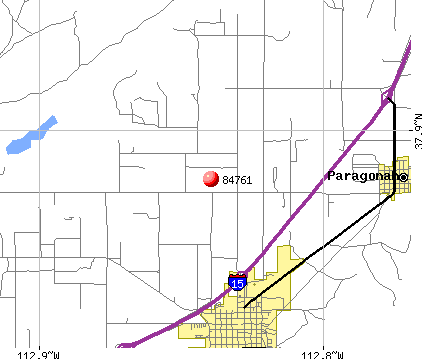 Parowan, UT (84761) map