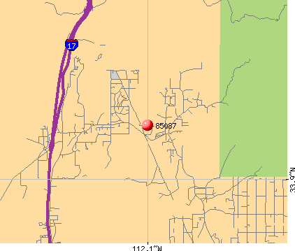 New River, AZ (85087) map