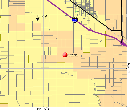 Eloy, AZ (85231) map