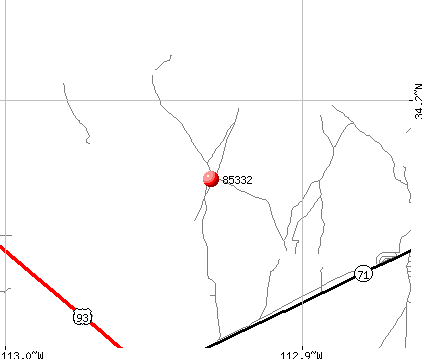 Congress, AZ (85332) map