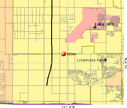Goodyear, AZ (85340) map