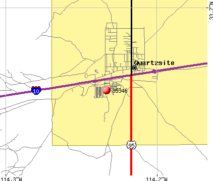 Quartzsite Arizona Map