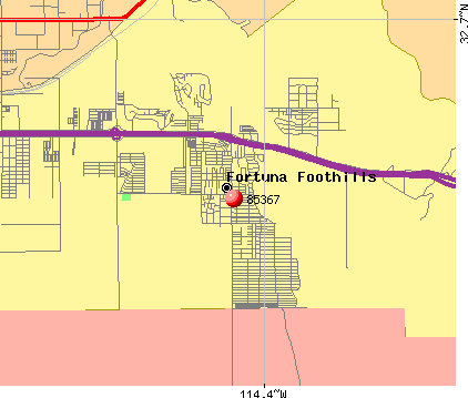 Yuma Zip Code Map